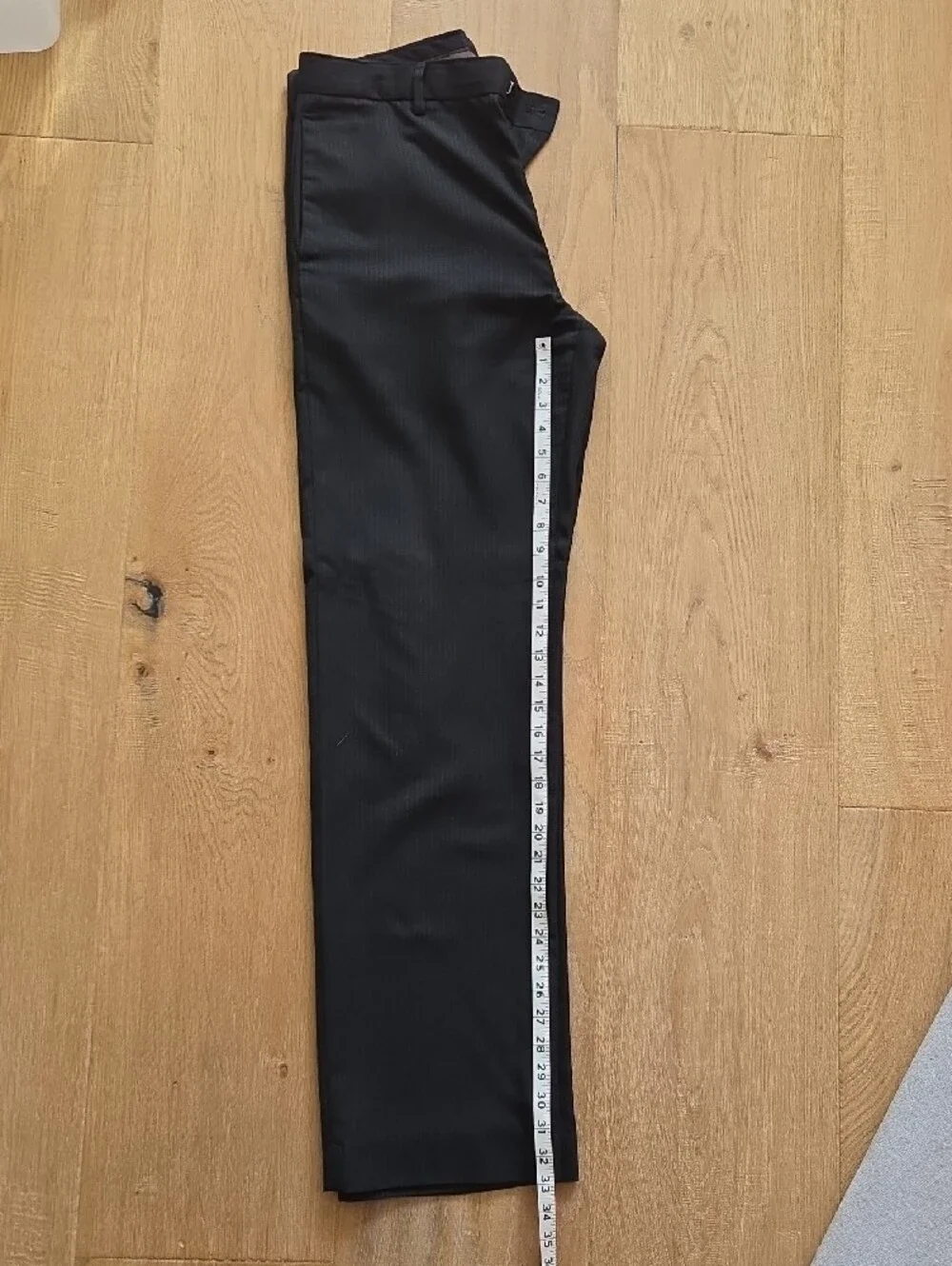 Banana Republic Black Pinstripe Dress Pants